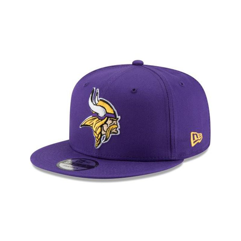 NFL Minnesota Vikings Basic 9Fifty Snapback (LOU2318) - Purple New Era Caps